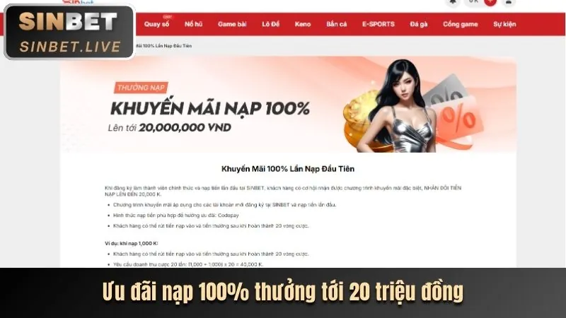Thưởng nạp lại hàng tuần Thabet